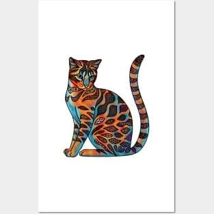 Fauvist Cat Posters and Art